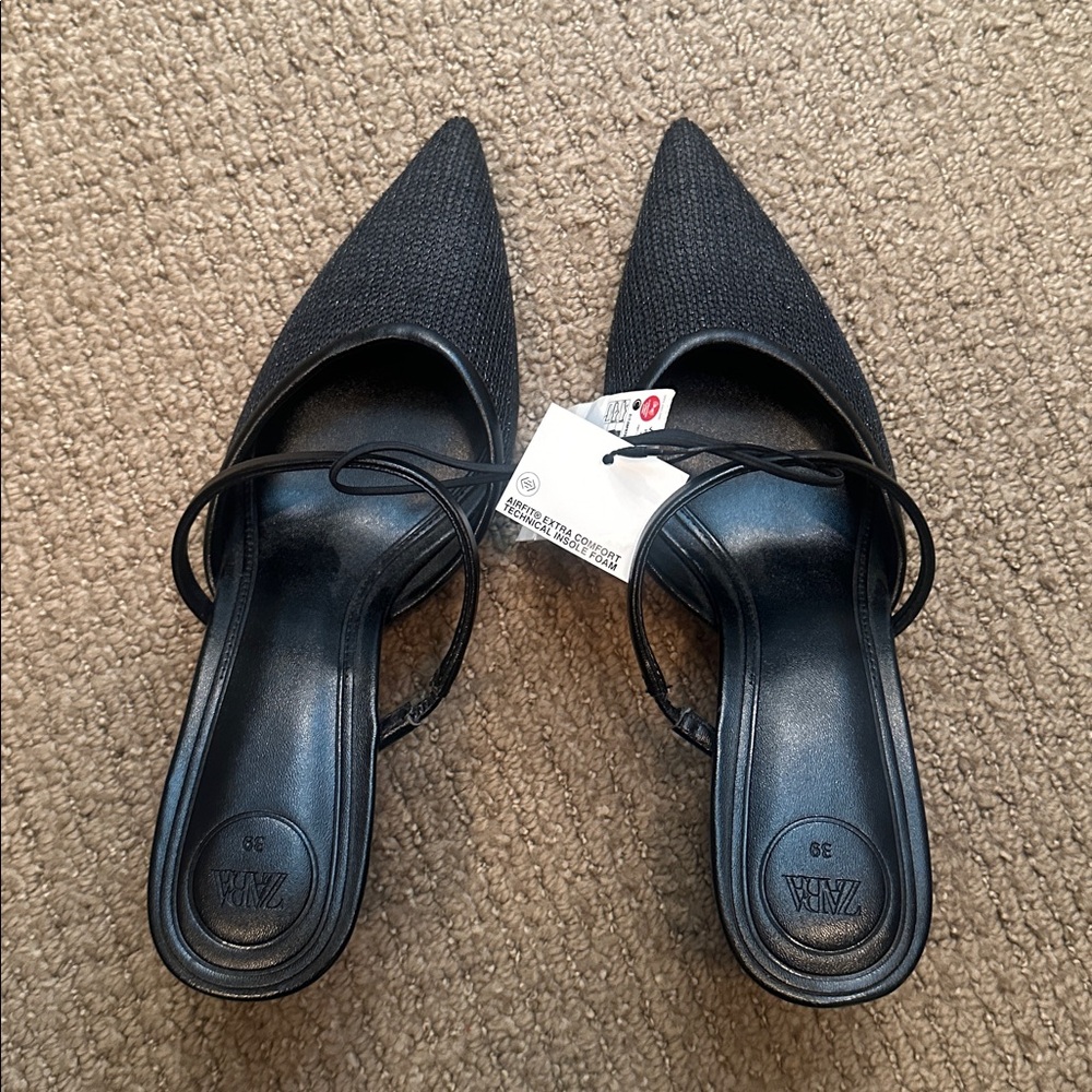 Zara Elegant Black Heels - Picture 5 of 5